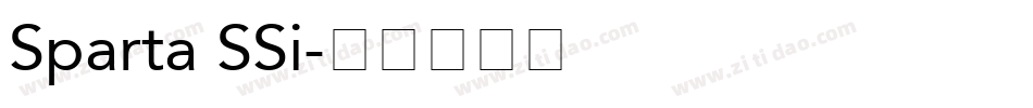 Sparta SSi字体转换